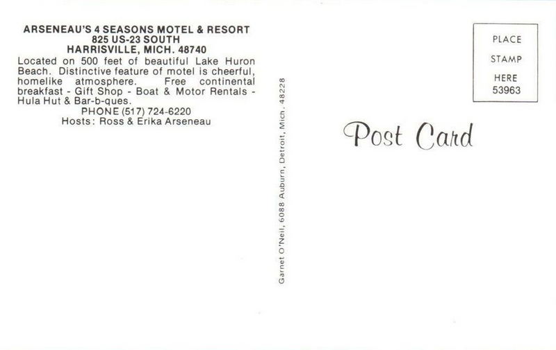 Paners Motel - Old Postcard